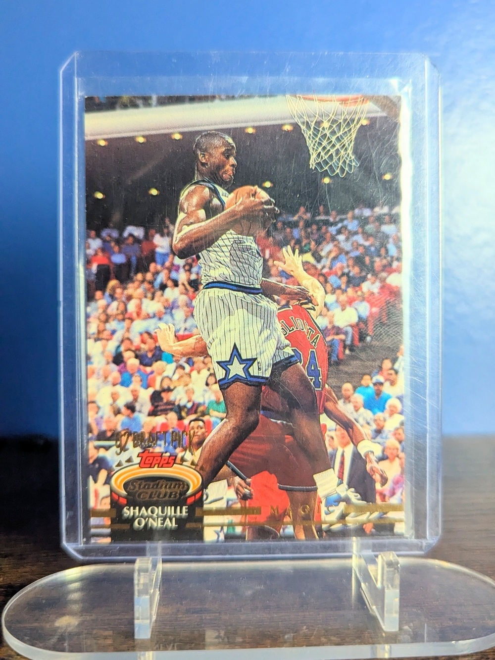 Topps Basketball Card - Blue, White
